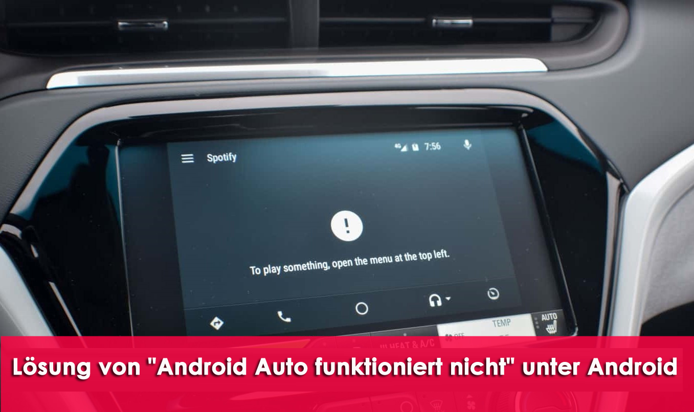 Lösung von "Android Auto funktioniert nicht" unter Android
