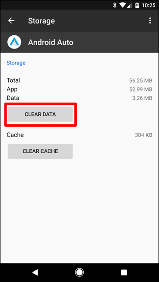 clear-data-of-android-auto