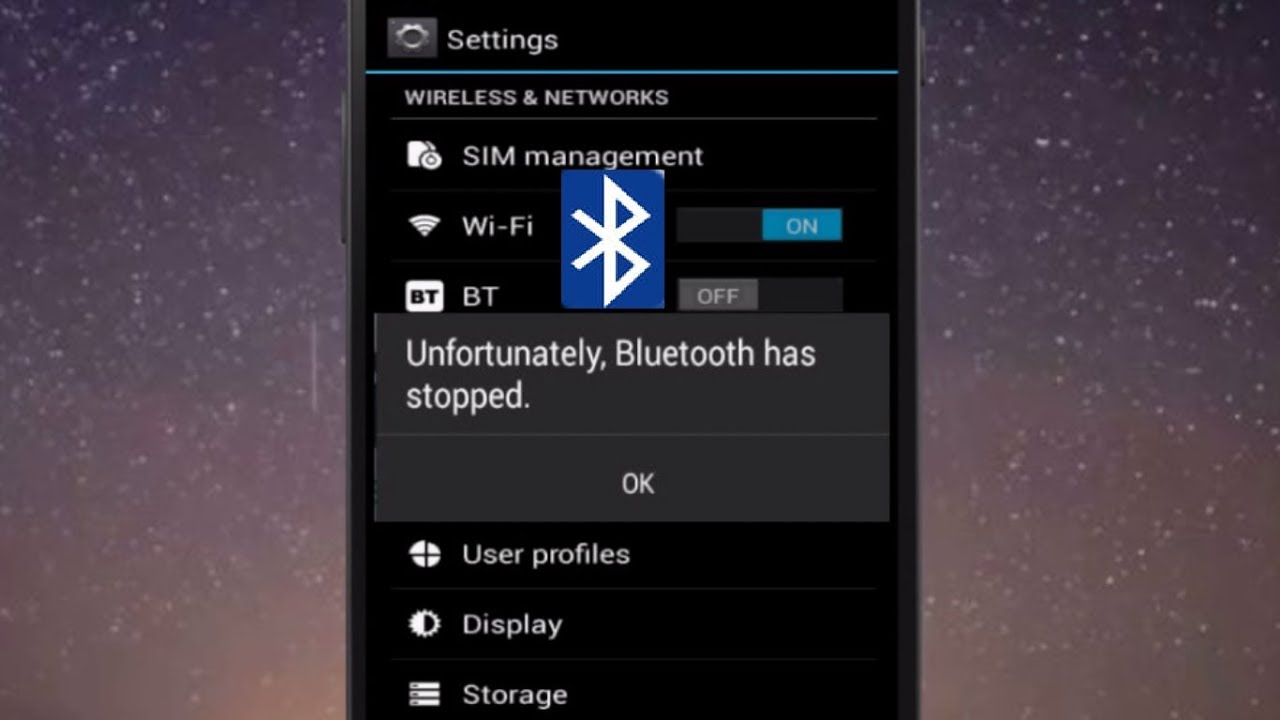 Behebung "Unglücklicherweise, Bluetooth hat aufgehört” Fehler unter Android
