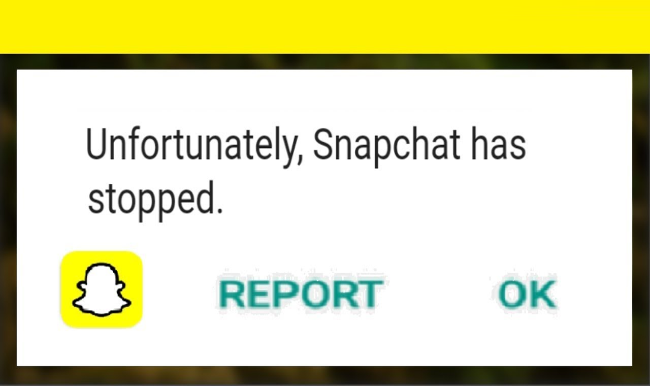 Leider Snapchat hat gestoppt