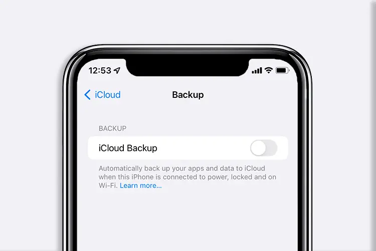 Reparieren iCloud-Backup ausgegraut Auf dem iPhone