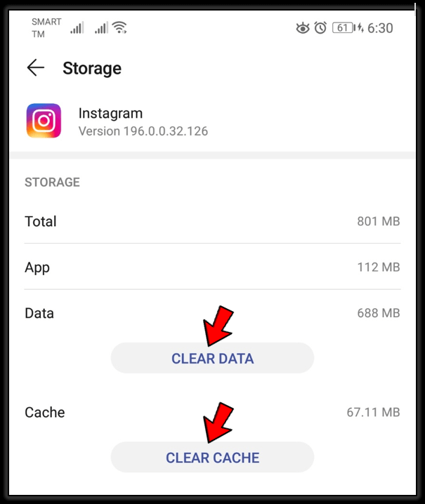 Instagram-clear-cache