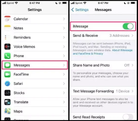 check-imessage-settings-properly