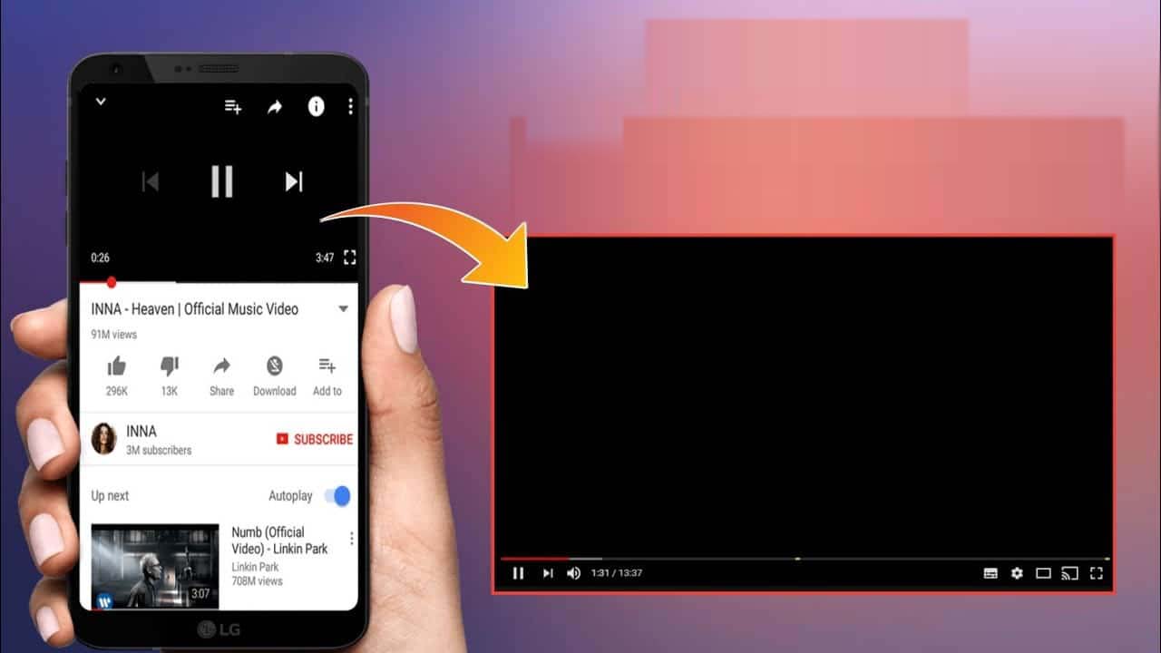 Behebung YouTube zeigt schwarzen Bildschirm auf Android