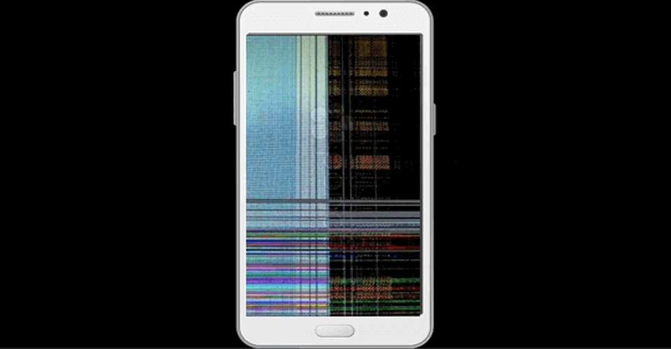 Behebung Horizontale Linien auf dem Android-Telefon Bildschirm