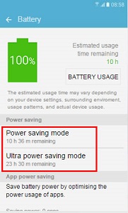 Switch-on-Power-save-mode
