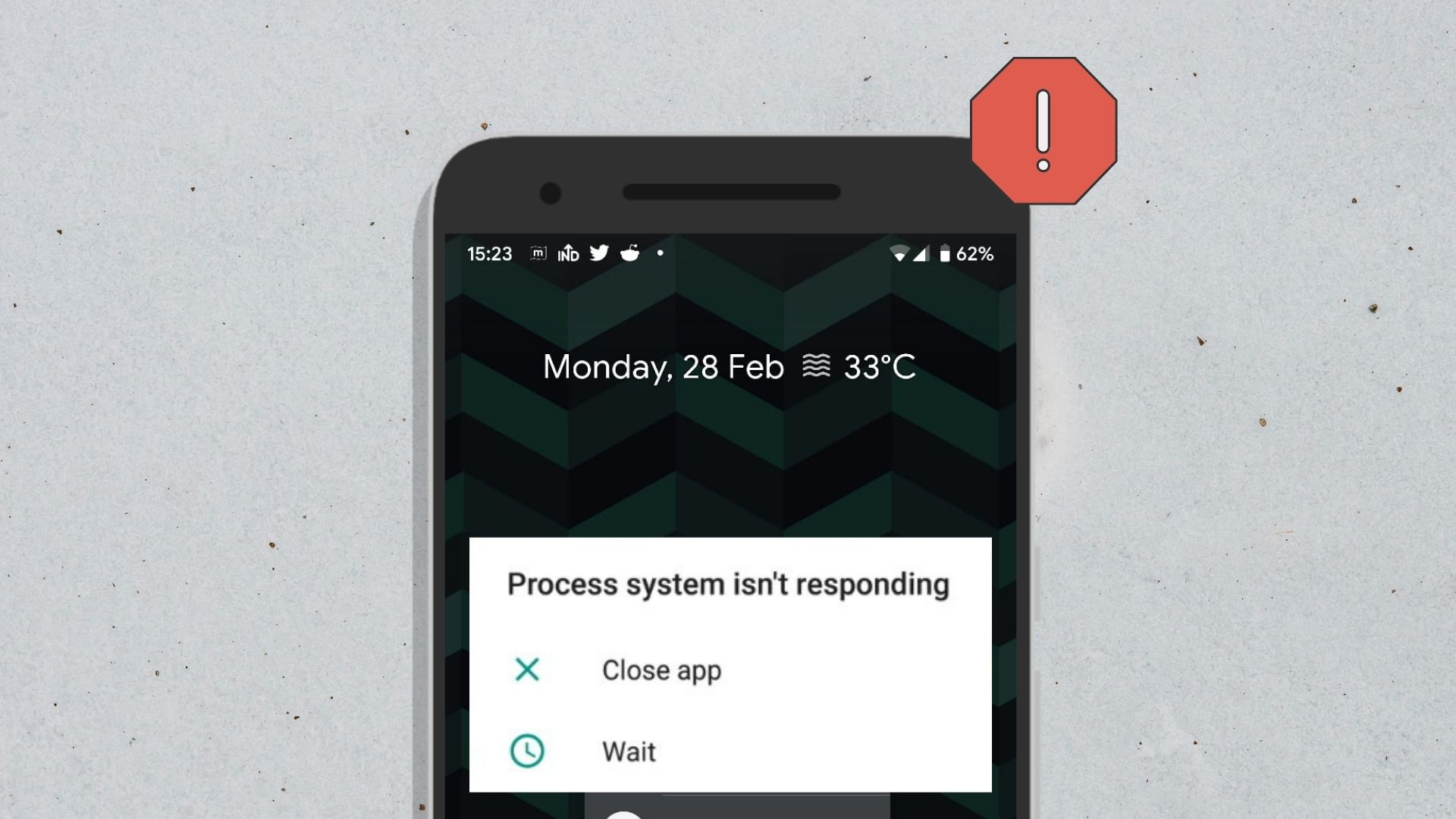 Beheben Prozesssystem antwortet nicht Fehler auf Android