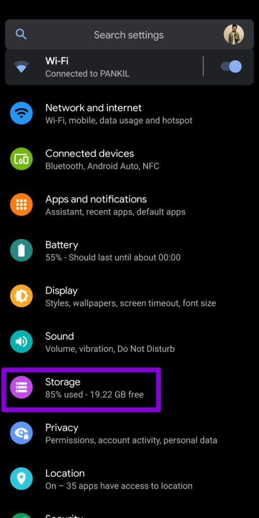 check-storage-on-android