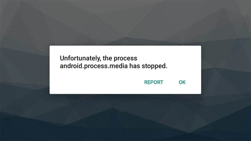 Behebung Android.Process.Media Hat aufgehört Fehler