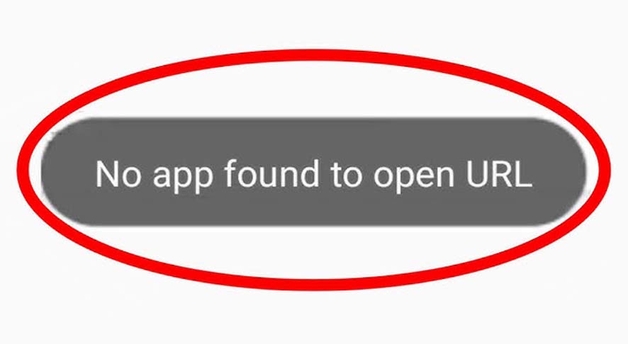 Behebung "Keine App zum Öffnen der URL gefunden" Auf Android