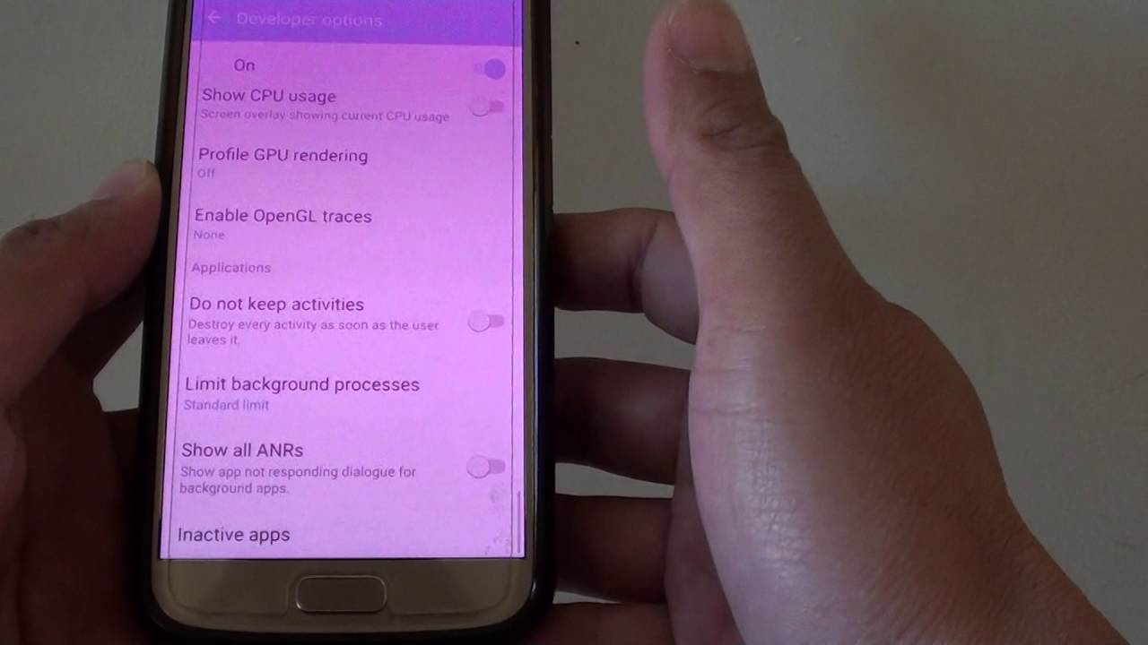 Behebung Lila Bildschirm Auf einem Samsung-Telefon