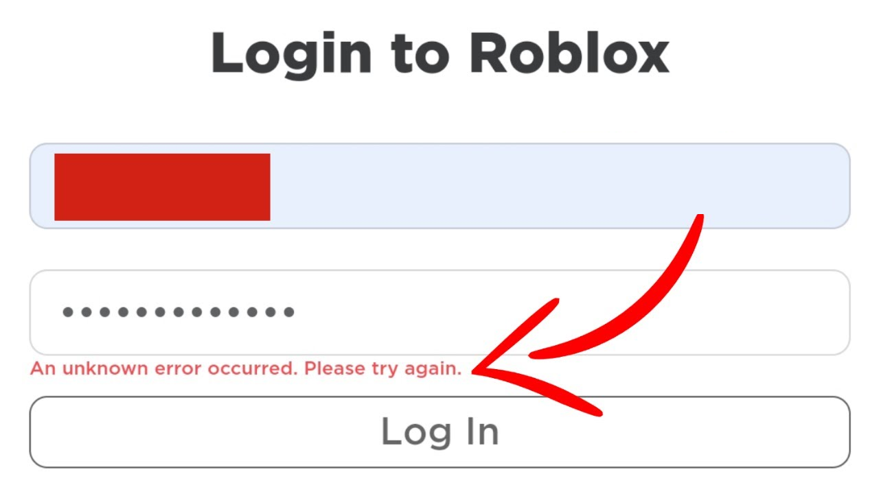 Roblox "Ein unbekannter Fehler ist aufgetreten" Auf Android