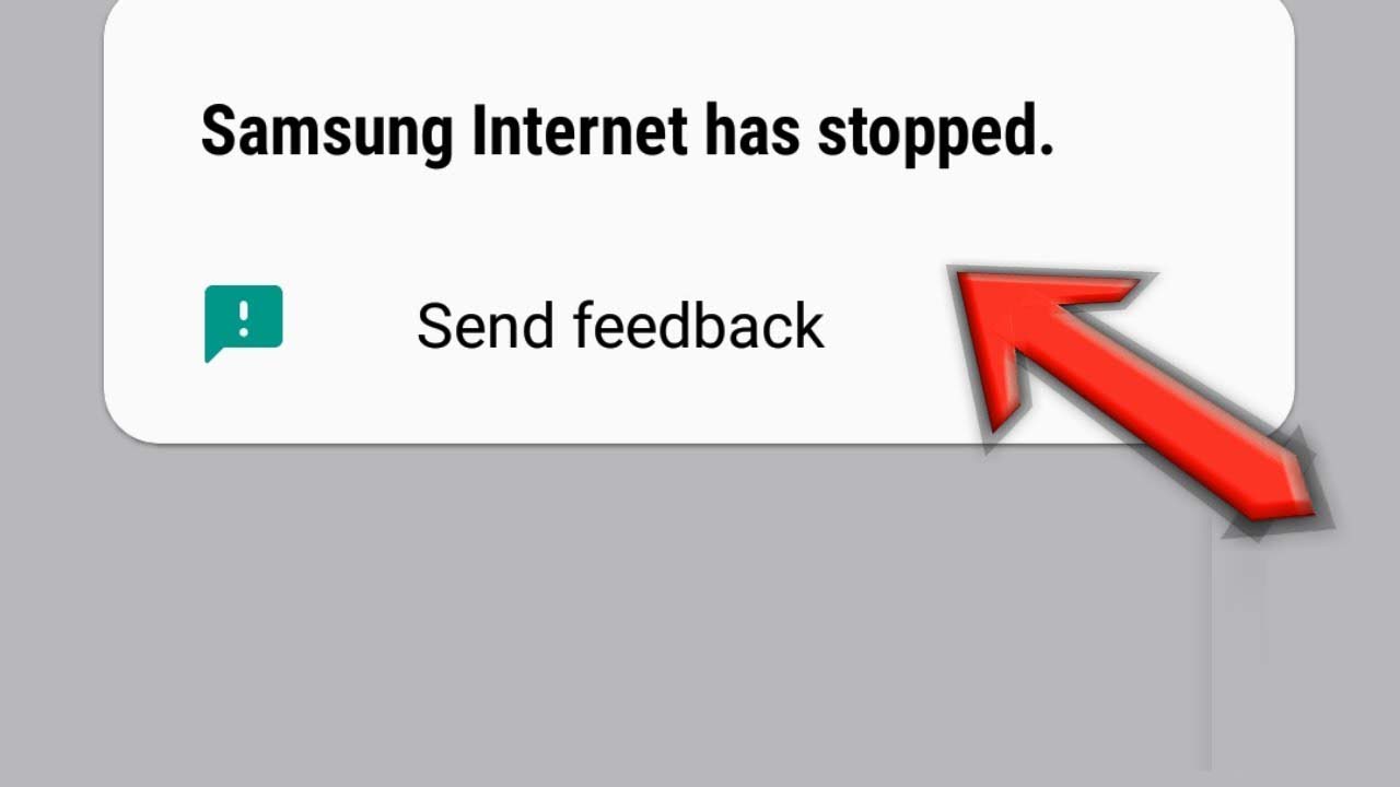 Samsung Internet stoppt/stürzt ständig ab