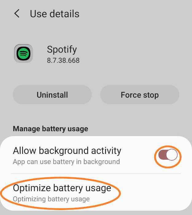 spotify-battery-optmization
