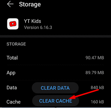 Clear-YouTube-Kids-Cache